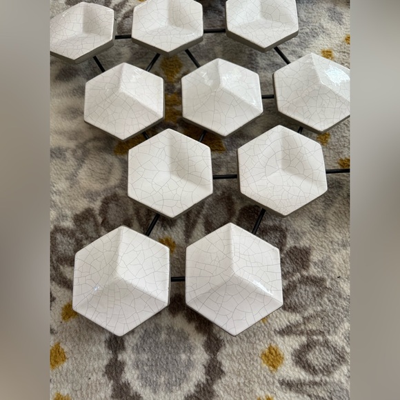West Elm Geometric Ceramic Wall Art - Picture 5 of 7